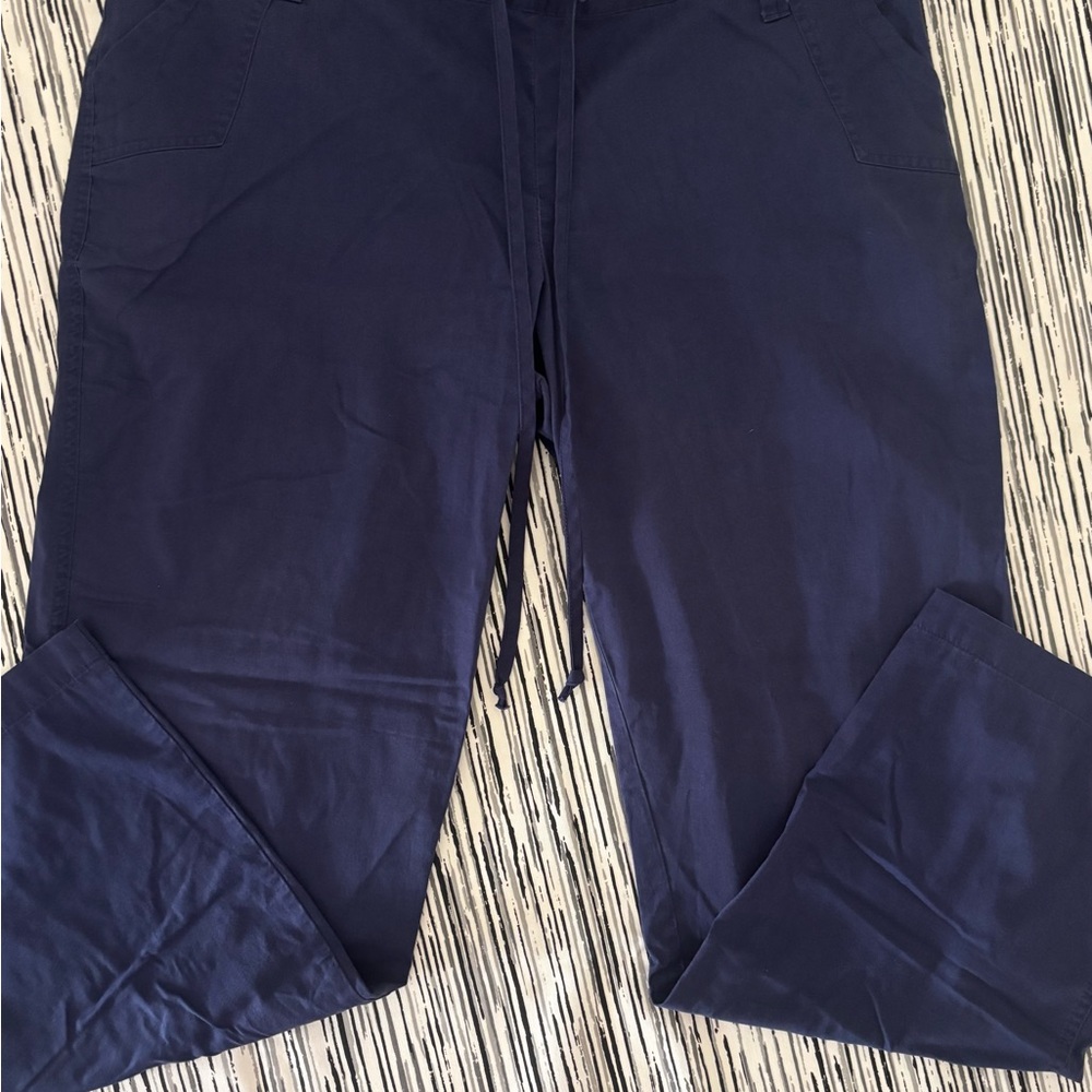 Nav Drawstring icu Braco Scrub Pants